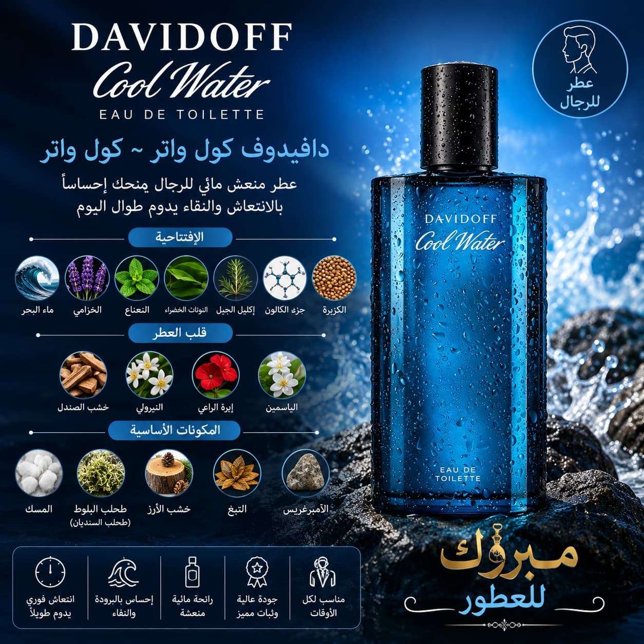 عبوة دافيدوف كول ووتر